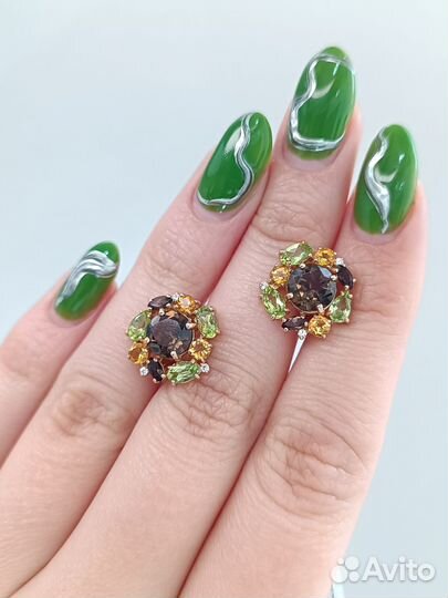 Золотые серьги