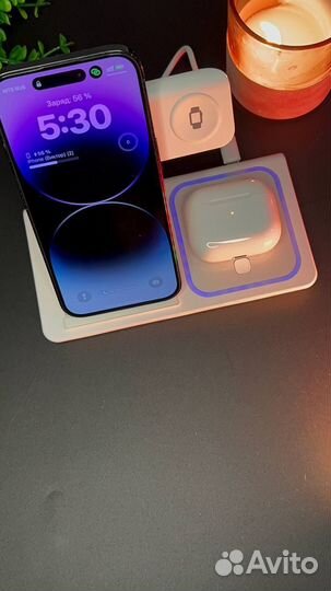 Беспроводное зарядное устройство 3в1