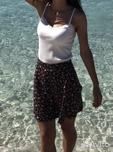 Юбка летняя с запахом