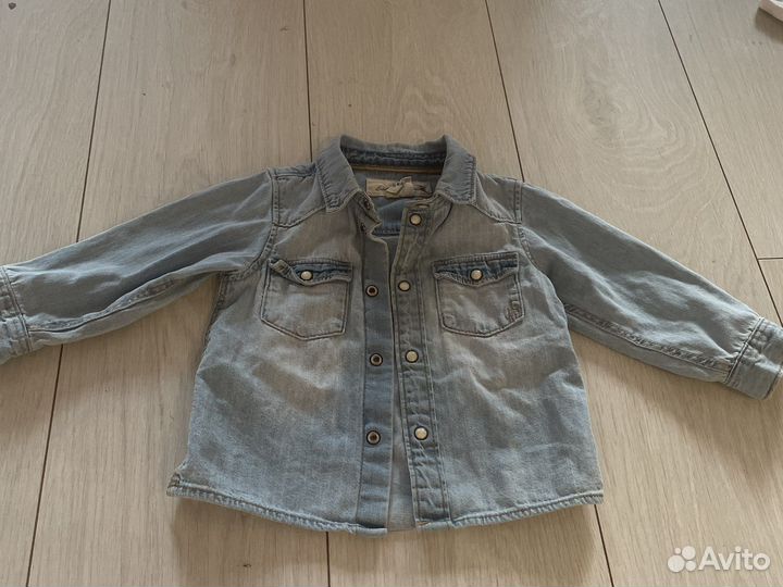 Джинсовая рубашка 74