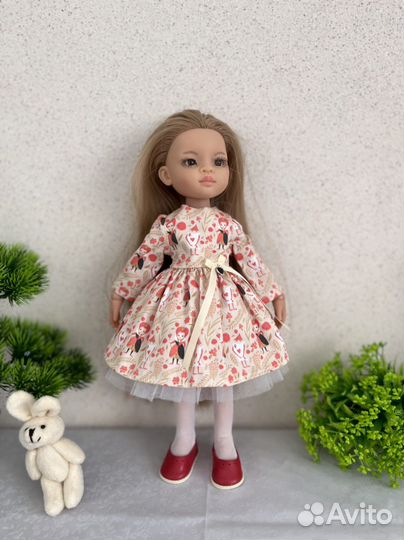Платья с длинным рукавом на куклу Паола Рейна 32см