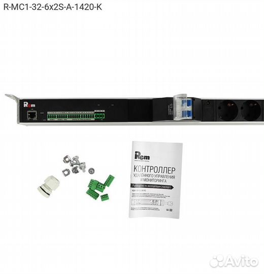Управляемый блок розеток с мониторингом цмо Rem-MC