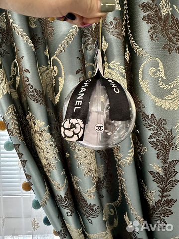 Шар елочный Шанель 9 см