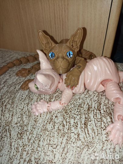 Кот сфинкс 3D печать