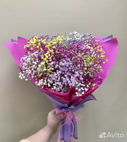 Гипсофила цветная. Доставка букетов Вологда