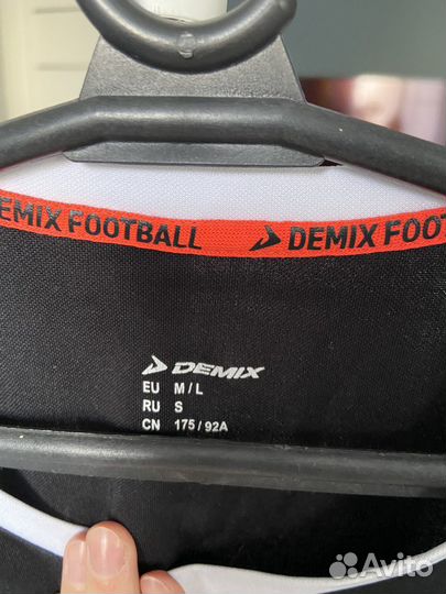 Футболка футбольная demix размер S