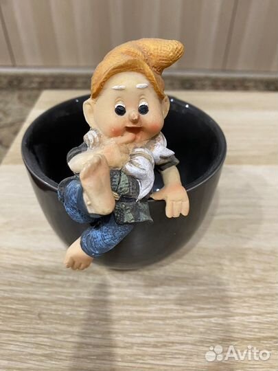 Декор для горшков Гном