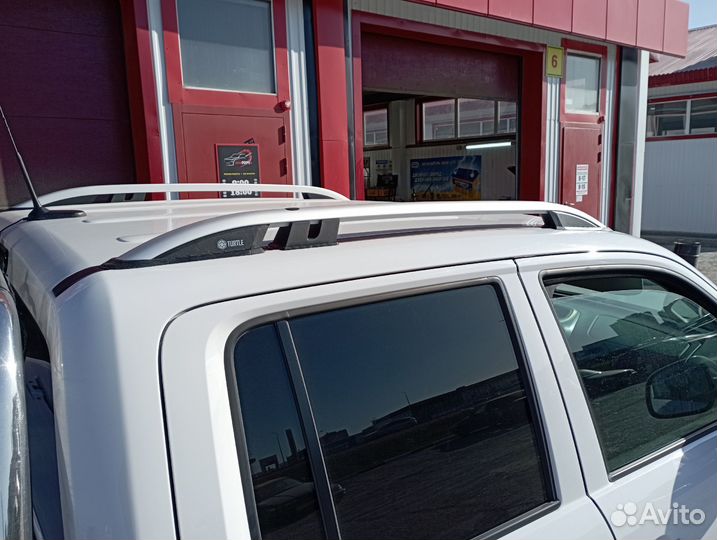 Рейлинги Фольксваген Амарок серые в штатные места