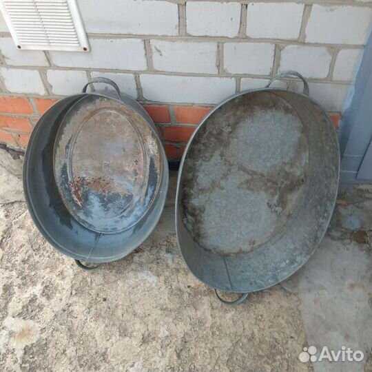 Таз оцинкованный