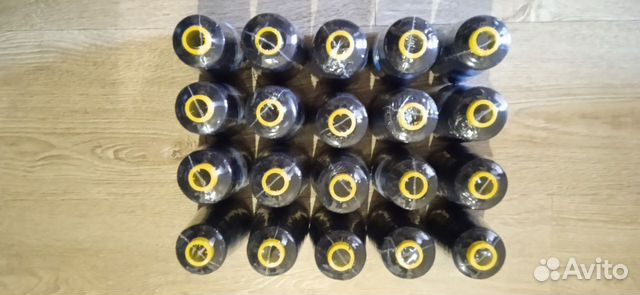 Нитки швейные 20s/2 бобина, черные, 3000 ярдов