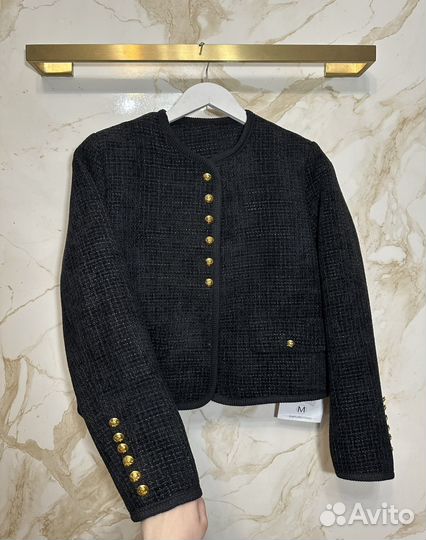 Твидовый жакет в стиле Celine