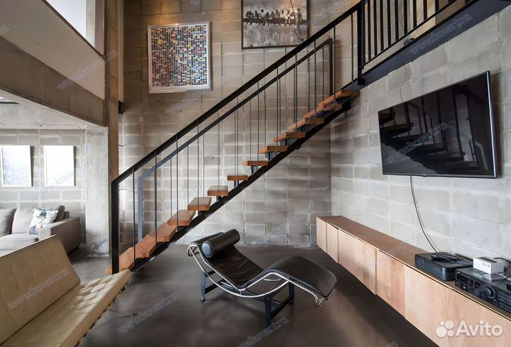 Лестницы в стиле лофт