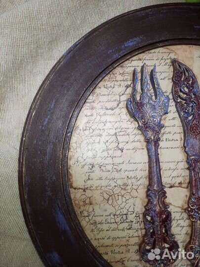 Настенное панно из дерева