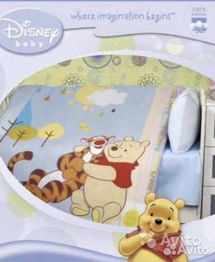 Комплект в детскую кроватку Disney