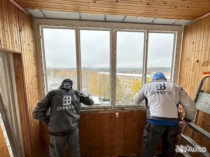 Бюджетное остекление. Лоджий / Балконов