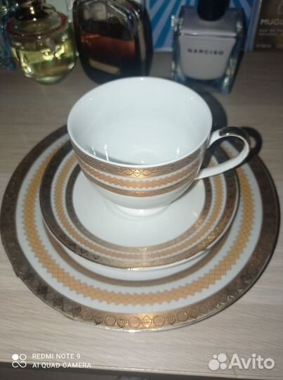 Чашка с блюдцем новая Япония