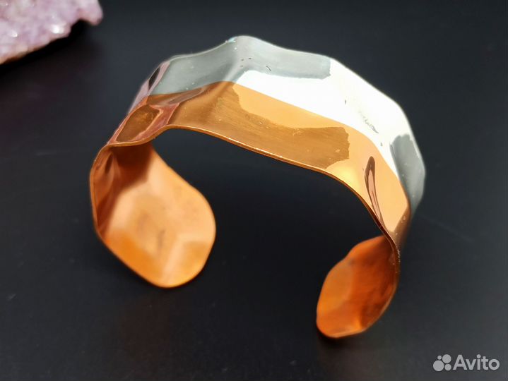 Браслет L. Vernon - Медь и Серебро - Винтаж