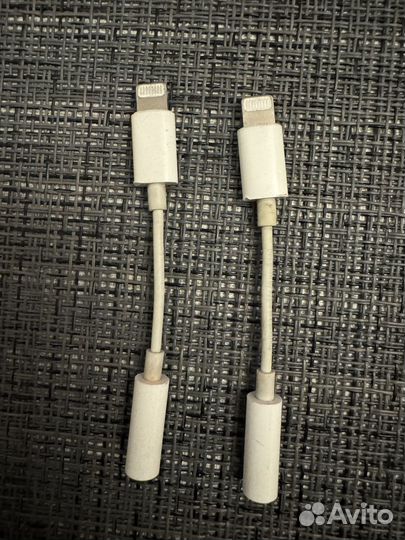 Оригинальный переходник aux на lightning