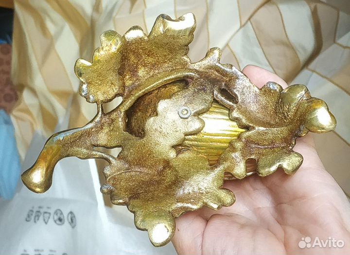 Ключница подкова конь и шкатулка жёлудь бронза