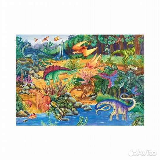 Напольный пазл Динозавры (большой)