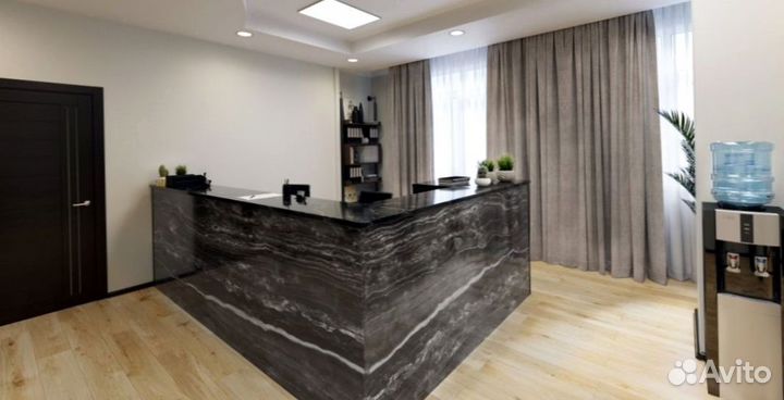 Ресепшн для бара из искусственного камня