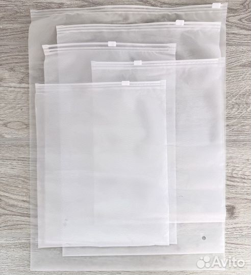 Пакеты Zip Lock с бегунком 50х60 матовые 140 мкр