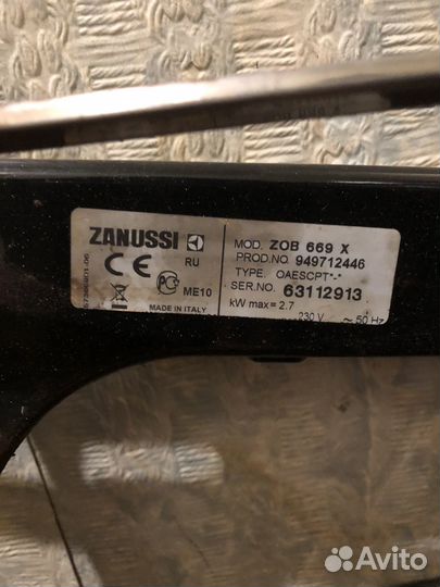 Духовой шкаф zanussi дверца запчасти