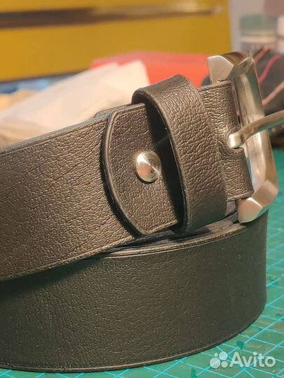 Мужской кожаный ремень ручной работы (кож.буйвола)