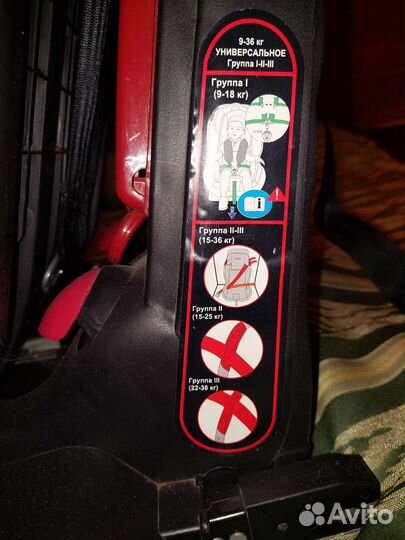 Автокресло с изофикс