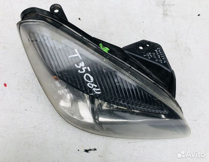 Фары комплект черный отражатель Рестайл Киа Рио 2