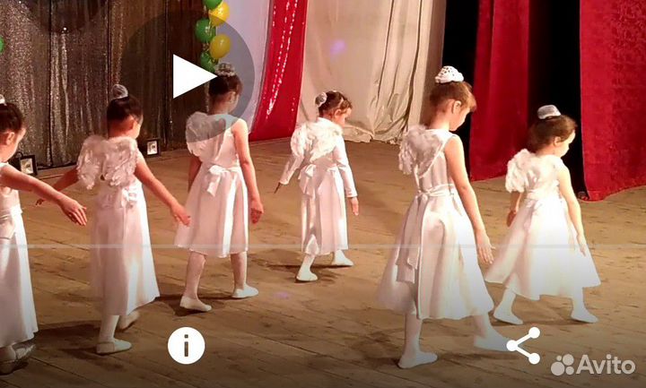 Атласное платье на 5-9 лет