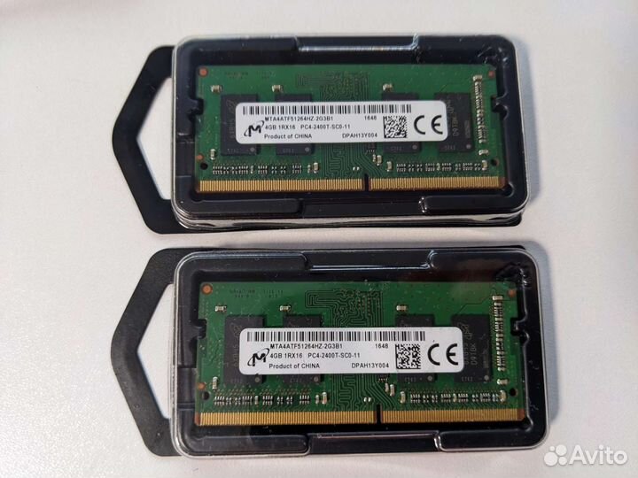 DDR4 Micron 8gb Sodimm оперативная память лот