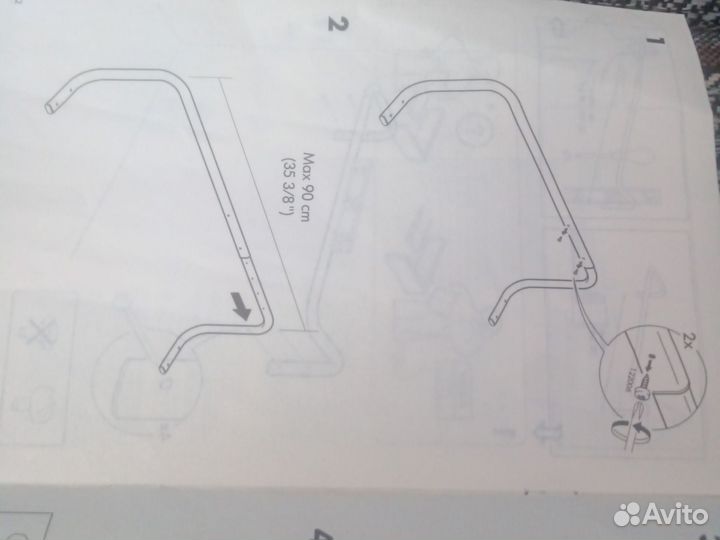 Вешалка настенная IKEA Mulig