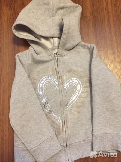 Толстовка для девочки 92