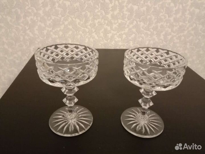 Хрусталь СССР. Вазы, салатники, фужеры, стаканы
