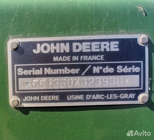 Косилка John Deere 1360, 2000