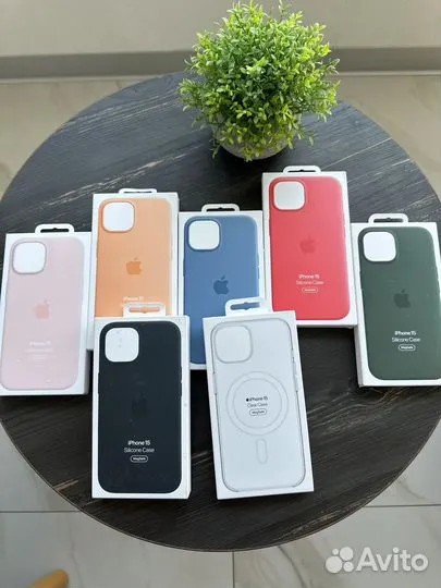 Ориг Apple Silicone Case iPhone 15/15 Plus чехол