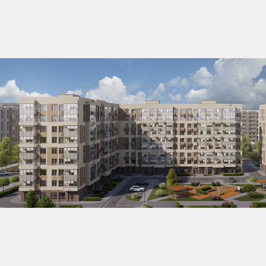 2-к. квартира, 61,4 м², 2/9 эт.