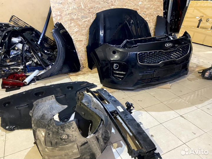 Kia Sportage 4 передняя часть авто