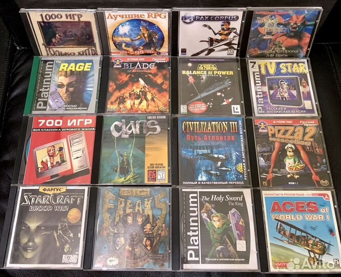 PC Игры 90-х и нулевых с рынков Москвы фаргус