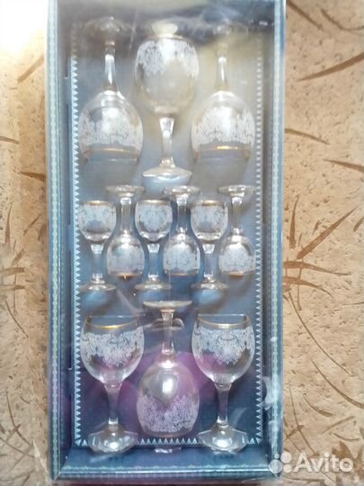 Набор подарочный бокалов фужеров Новый