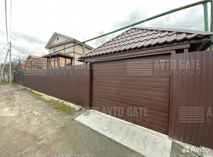 Автоматические ворота подъемные