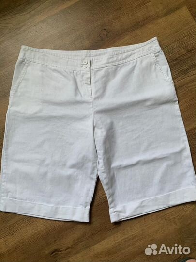 Шорты льняные бермуды (52/54)