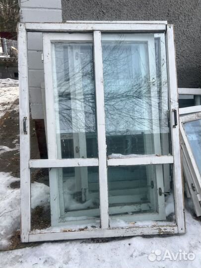 Деревянные окна б/у