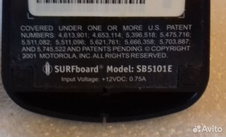 Motorola SB5101E Модем кабельный