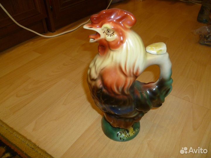 Графин петух керамика СССР