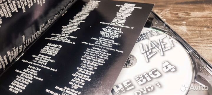 Metallica, slayer.The BIG 4 live from sofia 2DVD