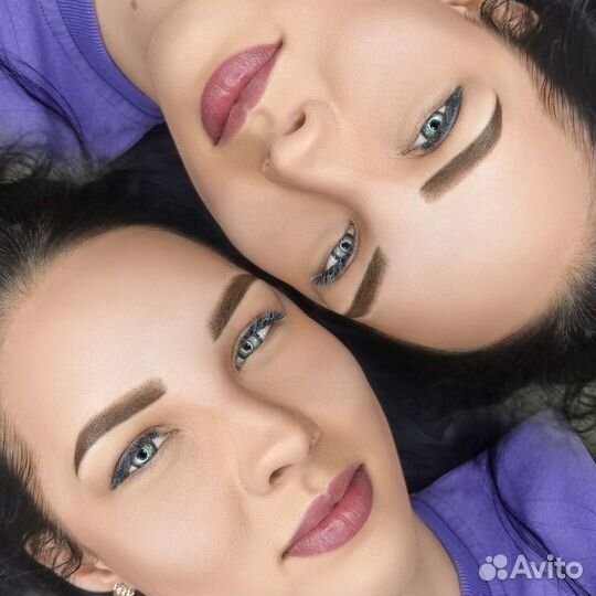 Пудровое напыление бровей/перманентный макияж