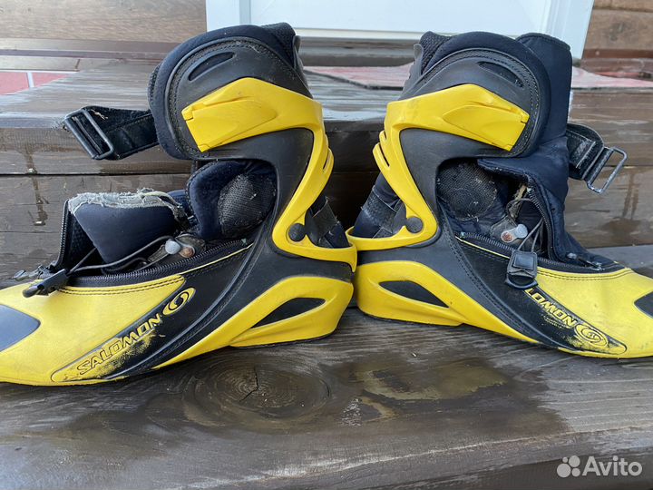 Лыжные ботинки коньковые Salomon 42 pilot