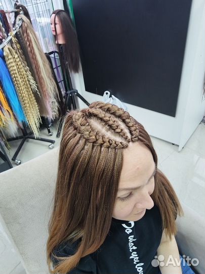 Плетение афрокосичек